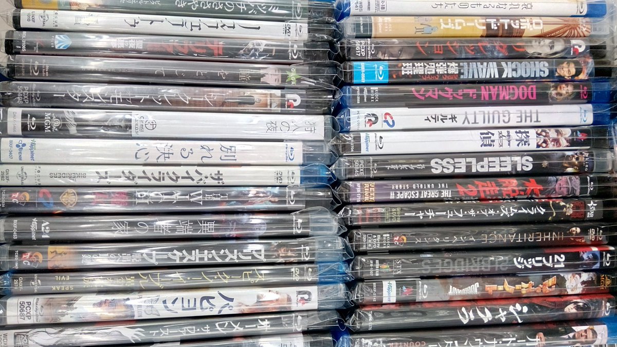 本店2階】 本日のDVD作成分です！ 洋画祭りです！いっぱい入荷してます