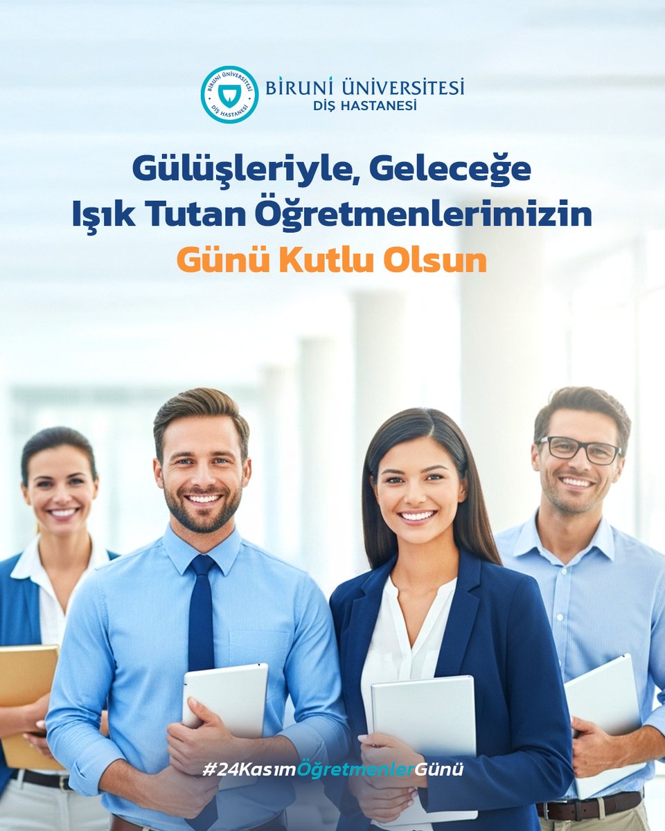 Emekleriyle geleceği inşa eden, bilgileriyle yol gösteren ve sevgileriyle her kalpte iz bırakan tüm öğretmenlerimizin 24 Kasım Öğretmenler Günü kutlu olsun. 

#24Kasım #ÖğretmenlerGünü #BiruniDişHastanesi #BiruniDiş #SağlıklıGülüşler #BiruniAilesi