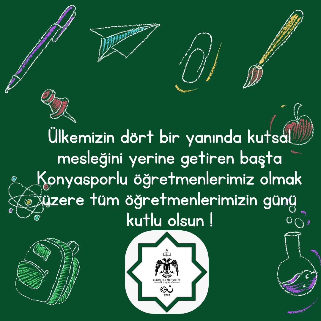 Günümüz Kutlu Olsun. 💚🤍