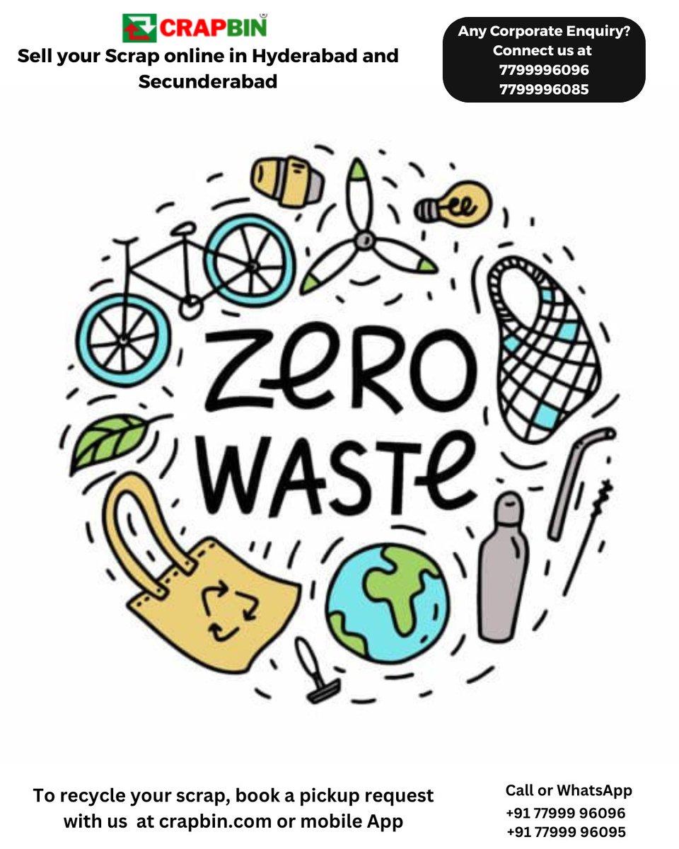 Crapbin1's tweet image. “Turn your scrap into something meaningful. Let’s build a zero-waste future together.”