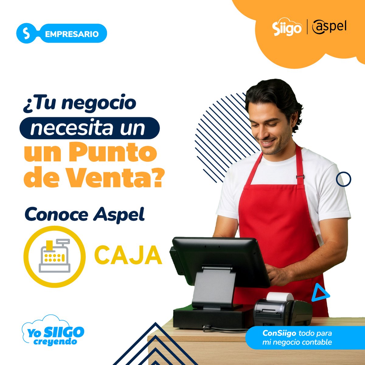SiigoAspel's tweet image. CAJA es el Sistema #PuntodeVenta que facilita realizar cobros en tu negocio y automatiza el manejo de operaciones comerciales; además, permite gestionar eficazmente todos los aspectos relacionados con la mercancía.
 
✅Conoce más aquí: siigo.com/mx/sistema-pos…