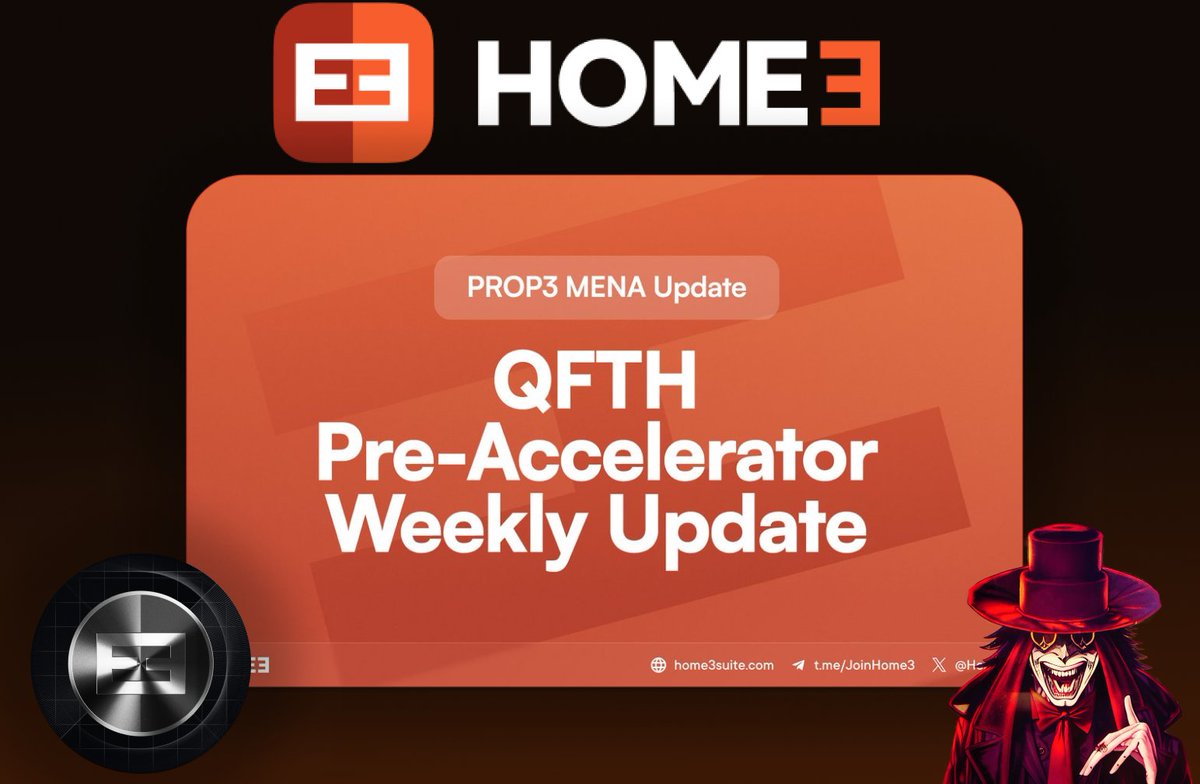 SebastianWols17's tweet image. Weekly Progress Update
@Home3Suite 

Lately the team is on pure fire delivering update after update, and that is what community likes!

This week:
- PROP3 website finalized and ready for review
- Full pitch deck and a concise 2-minute pitch document completed and submitted
-…