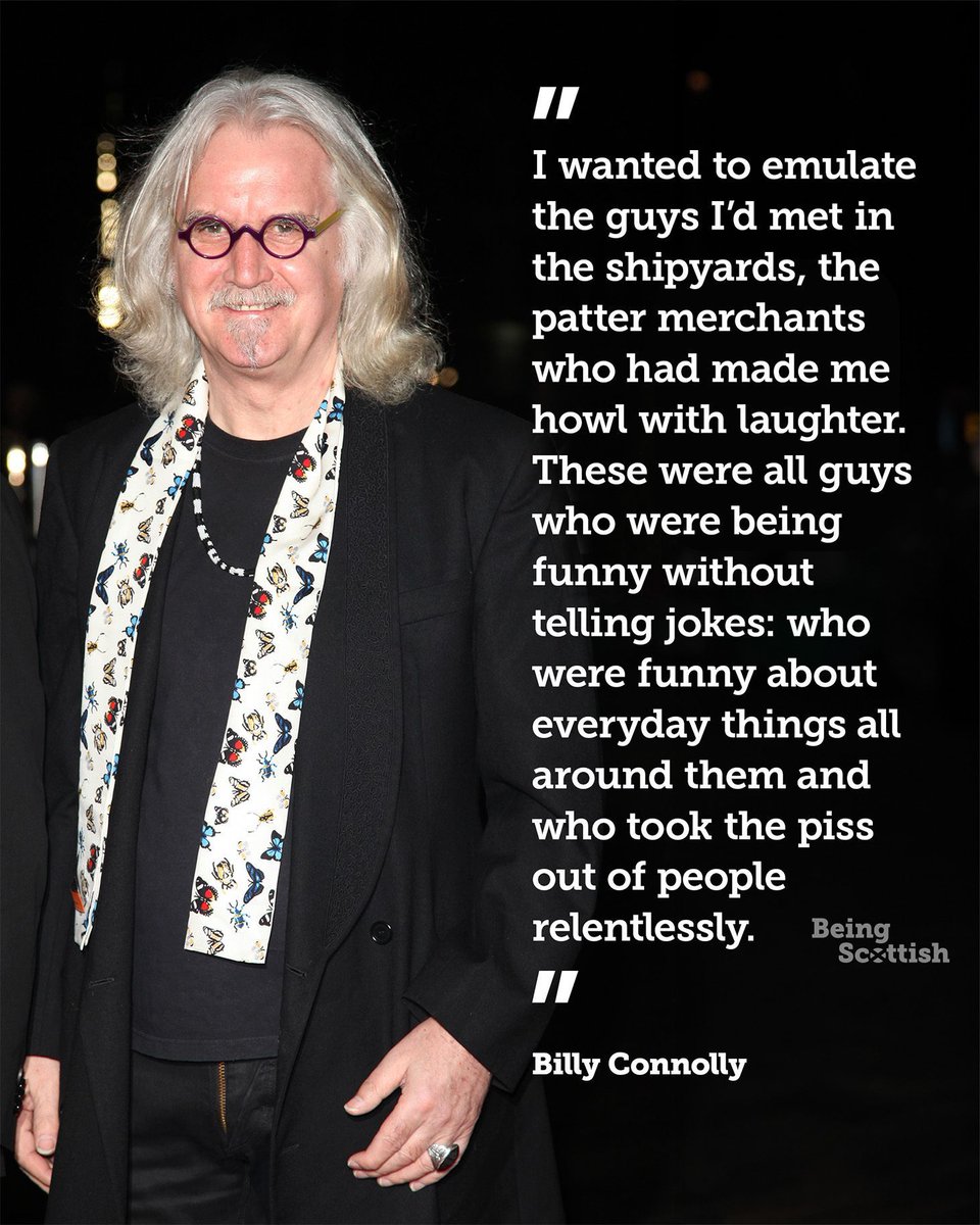 Happy birthday to Scots comedy legend Billy Connolly who was born in Glasgow on this day in 1942. Have a belter Big Yin 🥳