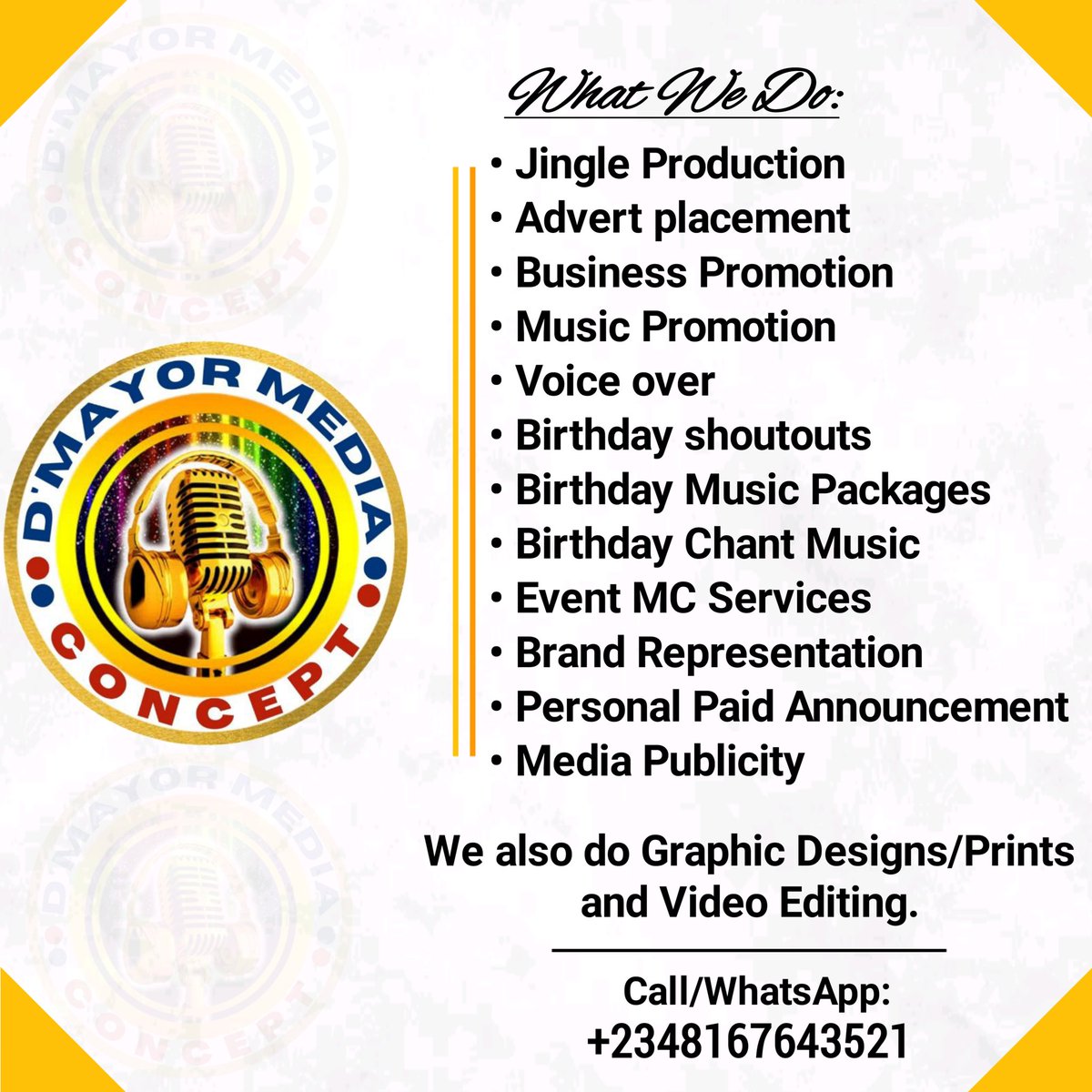 radiomayor1017's tweet image. A warm message to all my X family🧑‍🧑‍🧒‍🧒🧑‍🧒‍🧒 - I&apos;d be honored if you could support my business this week🙏.

Your patronage means the world to me! 🌈 Let&apos;s make it a great week, together! 💕 

Call/WhatsApp: 08167643521

#SupportLocal 
#SpreadTheLove