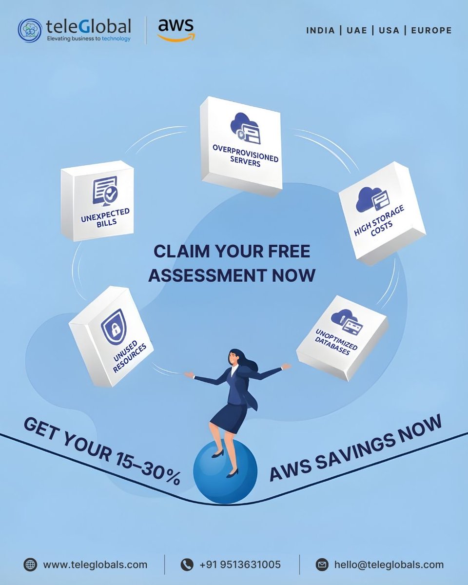 Teleglobals's tweet image. Claim Your Assessment Now:
docs.google.com/forms/d/1dZ49K…

Get 15–30% @awscloud  savings with intelligent rightsizing and real-time cost control.

#AWS #aws_with_devops #awscloudfront #awspartner