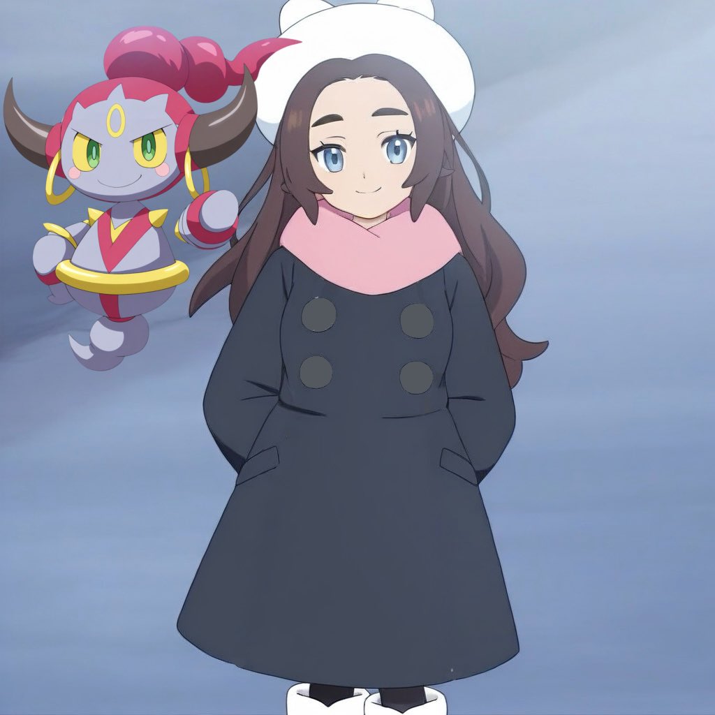 妄想:大人アンシャとフーパ #ポケモンZA #pokemonZA #フーパ #アンシャ