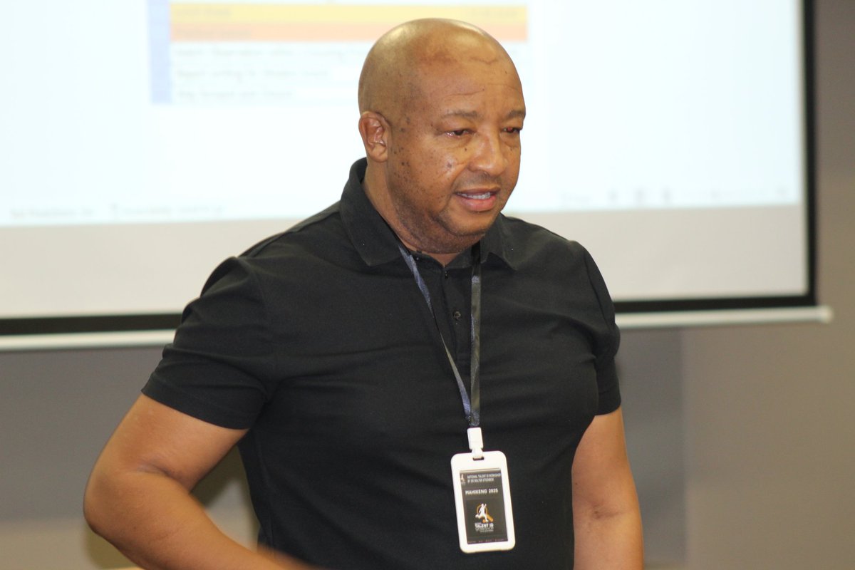 NTalentID's tweet photo. It was wonderful to have so many participants attend the #nationaltalentidworkshop in Mahikeng. They came from all over the province to gain expert knowledge from Dr Steenbok @SportPesaSA https://t.co/HQ3pNcMeZr