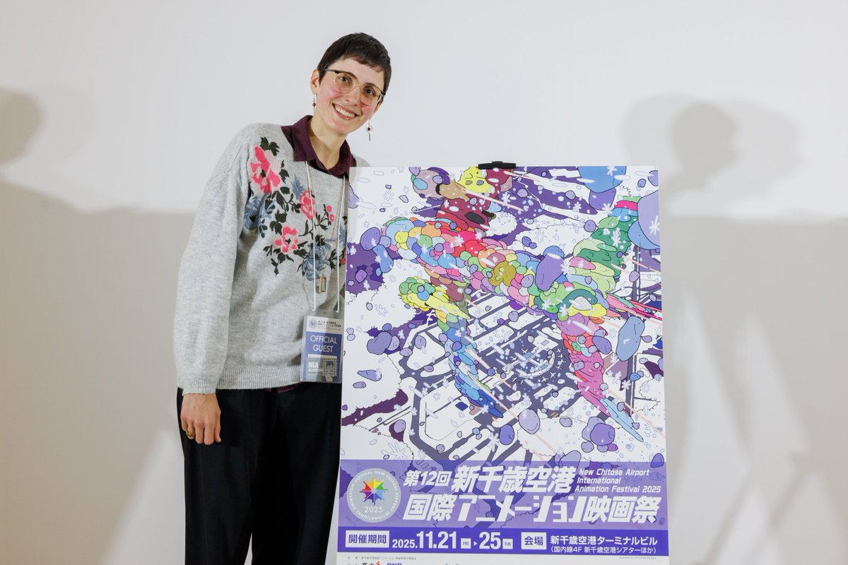 airportanifes's tweet photo. カーディフアニメーション映画祭との共同企画として、アニメーション作家・プロデューサーのニア・アラヴェゾスさんをお迎えし、ウェールズ・英国における2Dの制作工程や資金調達の機会についてお話しいただきました。

ウェールズアニメーション特集の上映はこのあと16:50からです🏴󠁧󠁢󠁷󠁬󠁳󠁿
#newchitose2025 https://t.co/heL9zYLWth
