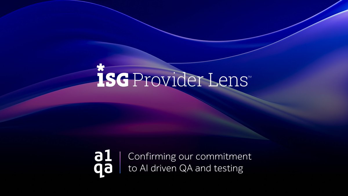 A1QA_testing's tweet image. a1qa is proud to have participated in the ISG Provider Lens 2025 study on AI-driven ADM services, sharing how we:  
🛡️ build in security by design  
🤖 apply AI w/human oversight  
📋 keep governance simple and transparent  
 Read more: hubs.ly/Q03VzYVr0