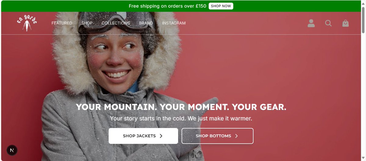 therealnnamani's tweet image. We create professional websites for businesses, realtors, startups and service businesses.

Below is my latest project. Created a brand new site for a winter wear clothing company.

portfolio: solomonnnamani.netlify.app.

need something like this or better?

shoot me a dm