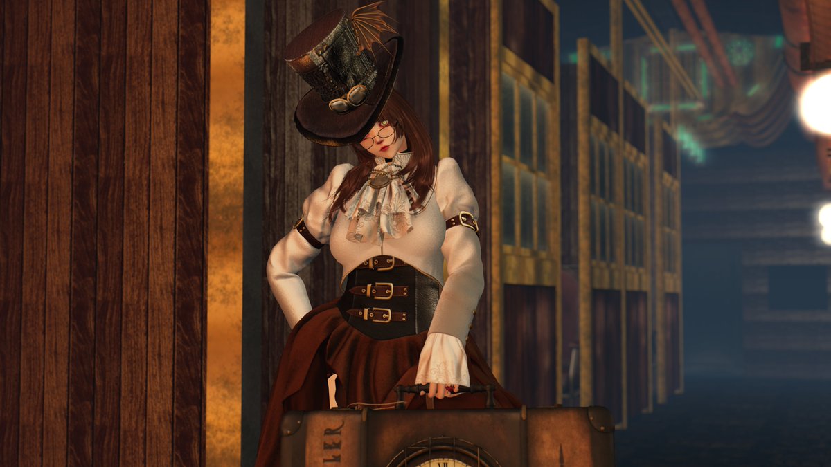 というわけでできた箱はスチームパンクカフェとなりました。ナビよりどうぞ。

ちなみに以前あったafk列車の再利用でもあります。