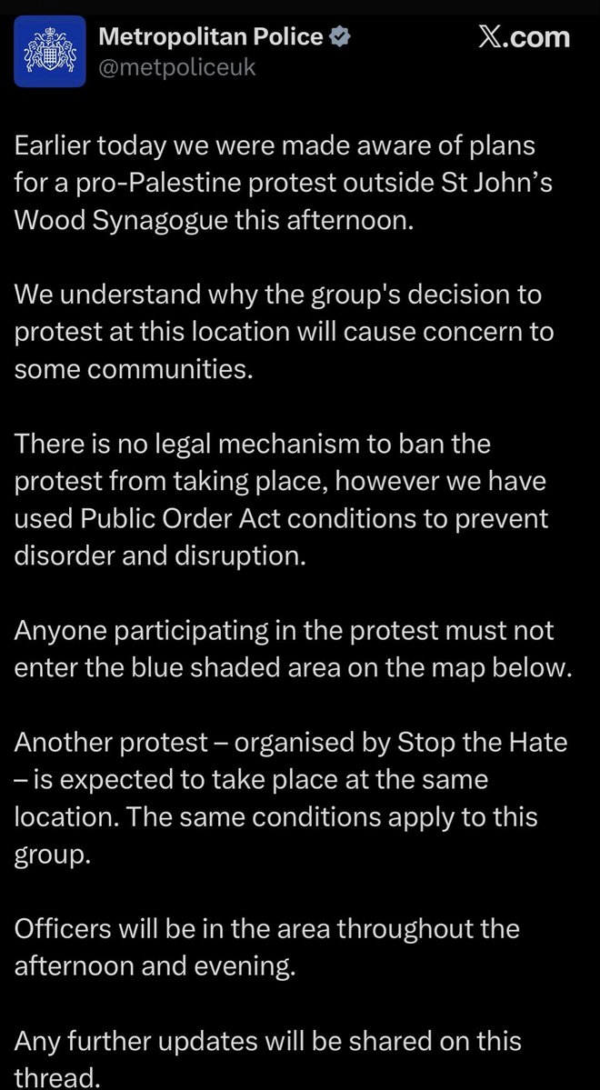 ThePosieParker's tweet image. Compare and contrast.

UKIP in Tower Hamlets - stopped
Jew haters outside a synagogue - no legal mechanism to ban the protest