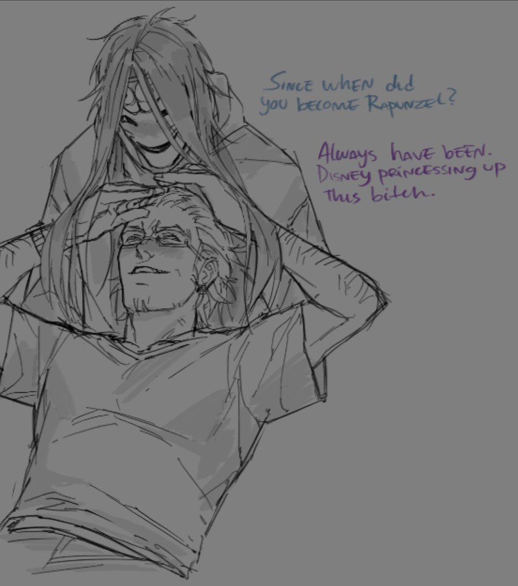 Timberwallz's tweet image. little bit of new #77noli for today, people really liked the last times I drew these two
drawn on magma