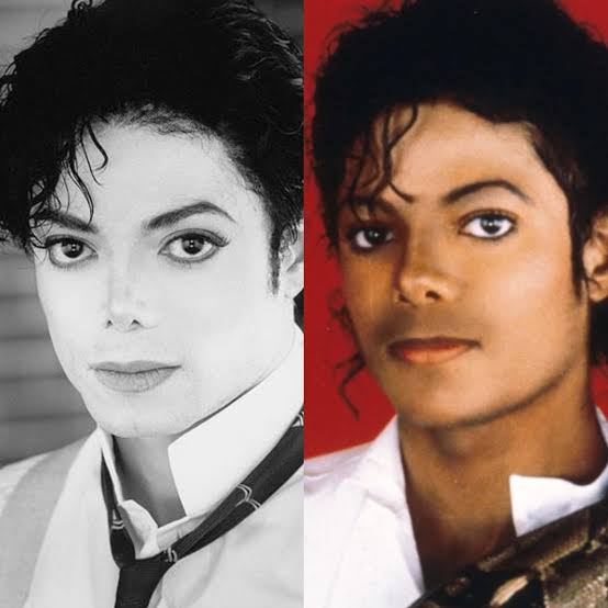 DukeDoggo's tweet image. &quot;But he looks so different!!&quot;
No one looks the same as they did in their early 20s, let alone their teens. Michael&apos;s looks weren&apos;t drastic. Vitiligo, Lupus, his Pepsi burn, and changes in hair, makeup, weight,sleep and stress were all factors.