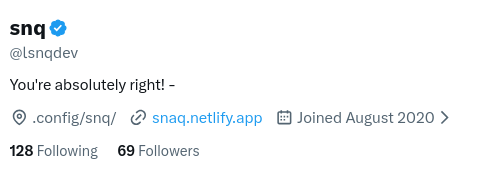 lsnqdev's tweet image. NICE