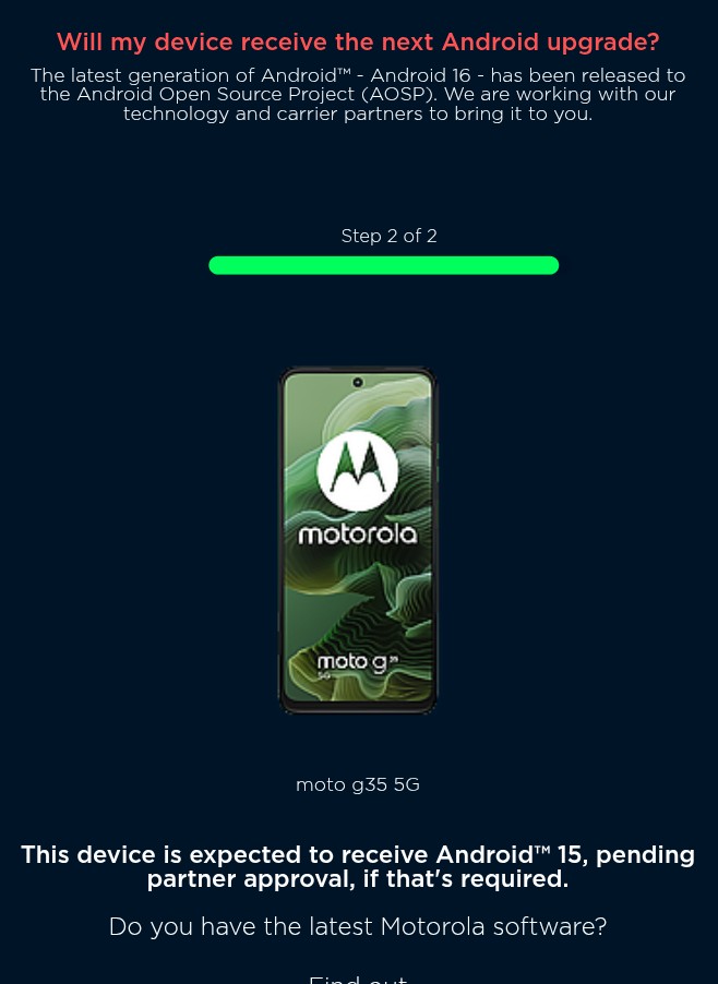 vijaysanjay1's tweet image. @motorolaindia @Lenovo_in #MotoG35 in india 🇮🇳 Still not received @Android 15 . Some brands they are started giving @Android 16. @Moto_Support but @Moto  giving only 1Year Os 3 Years Security update. That&apos;s also not giving properly in Indian Versions @GoogleIndia #StockAndroid