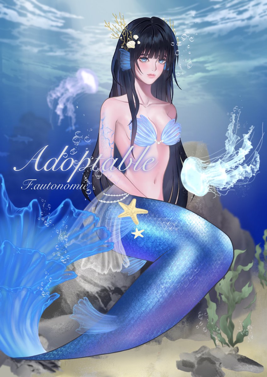 🪼🪸 #adoptable #digitalart