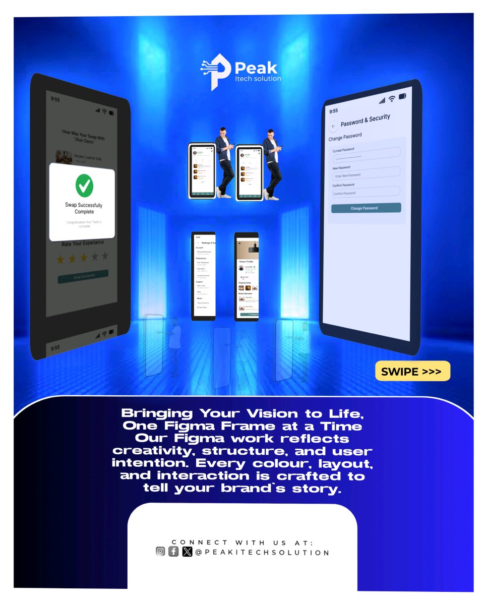 peakitechsoluti's tweet image. Start your week with innovation!  At Peak Tech Solution, we bring mobile and web development to life through creativity and technology. Let&apos;s build the future together! #Innovation #TechDevelopment #CodeLife #PeakTech