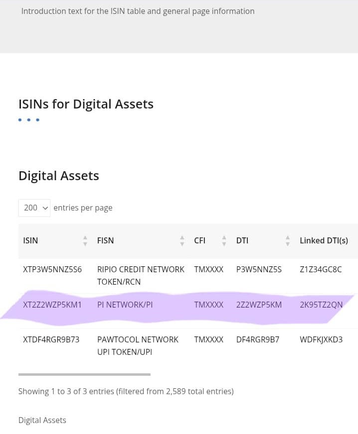 shrh56108161's tweet image. PiNetwork has been officially assigned a provisional ISO 24165 identifier (DTI: 2K95TZ2QN) and a provisional ISIN XT2Z2WZP5KM1 by the recognized regulatory body ANNA, linking it to global financial standards and formal digital asset tracking. #PiNetwork