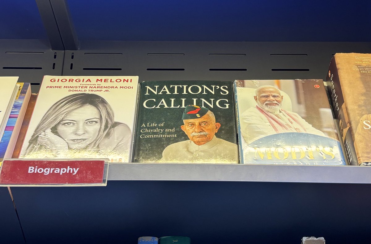 Modi and Meloni fans, I’m sorry… the bookstore added a new guy to the love triangle.