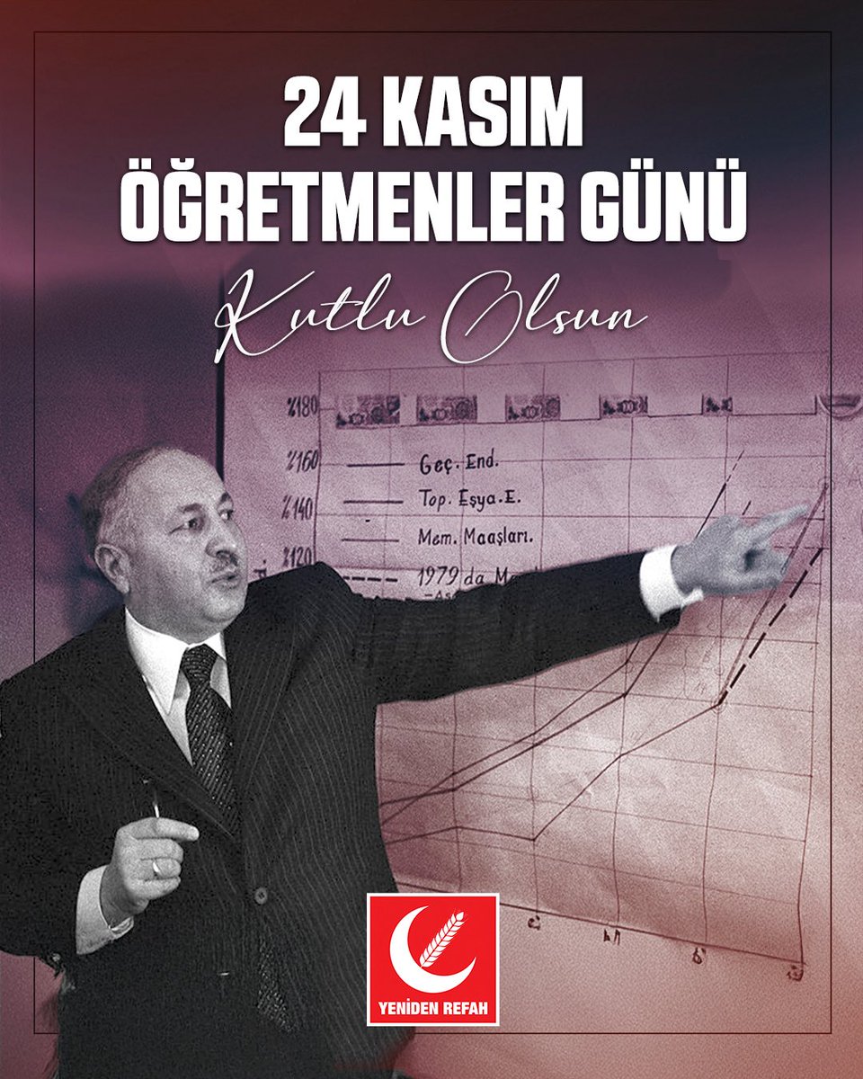 İlim, ahlak ve adaletle yeni nesilleri yetiştiren tüm öğretmenlerimizi gönülden tebrik ediyorum.

24 Kasım Öğretmenler Günü kutlu olsun.