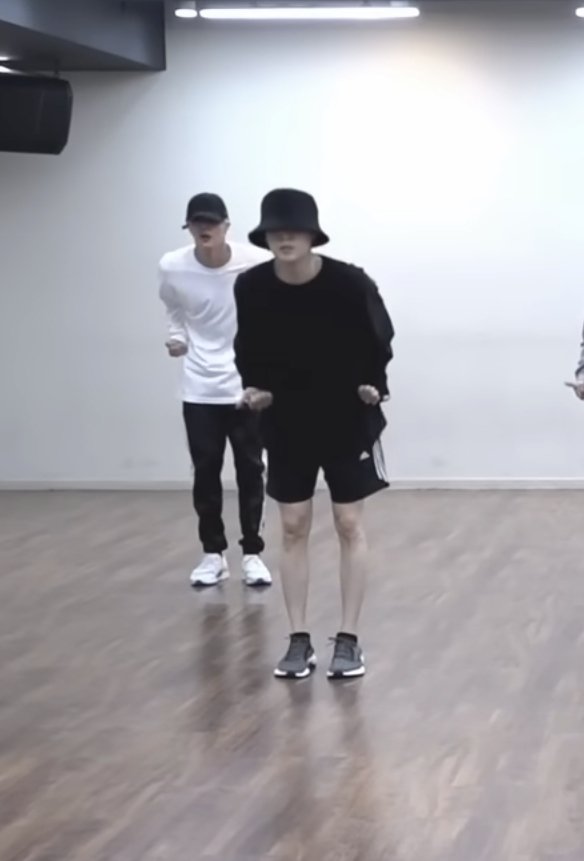 이제 애옹이가 무슨 춤을 추고 있는지 저 동작 하나로 알아내야한다...
일단 머릿속에 떠오른 건 아이돌인데... 
아이돌 막싸비 발차기 직전인데...
오늘 연습곡 아이돌이었니?...