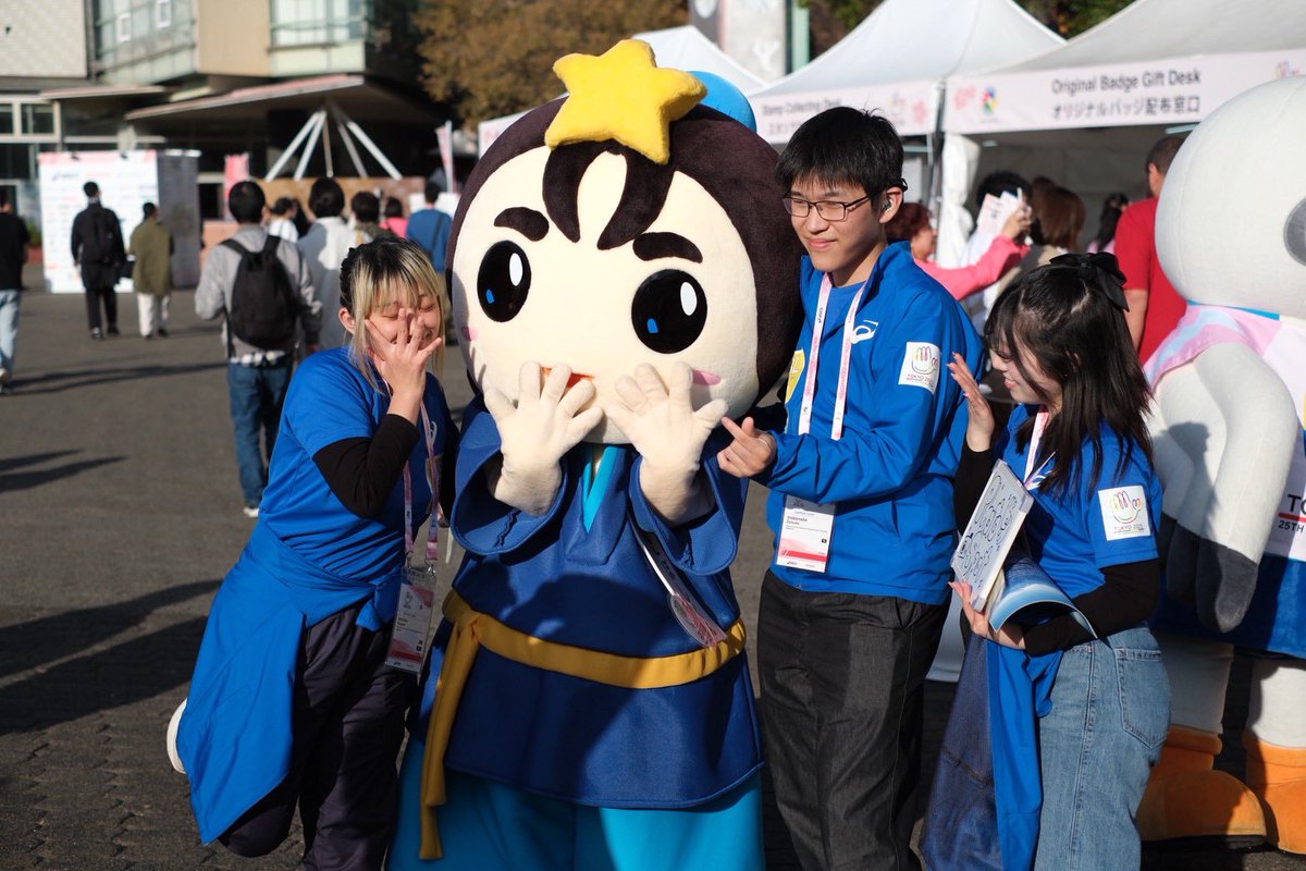 みんなーー！！
デフリンピックグリーティングイベントに来てくれてありがとう♪
たくさんの人と逢えてぼく嬉しかったなぁ✨
デフリンピックは11/26まで！
みんなで応援しようね＊ʕ•̫͡•ʔ♬✧
ほんと貴重な時間だったよ

#デフリンピック
#東京
#関東弁になっちゃった