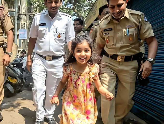 shivanigokhale's tweet photo. #गुलाबीफ्रॉकवाली

२० मे २०२५ ची रात्र. 
छत्रपती शिवाजी महाराज टर्मिनसच्या गजबजाटात फिक्कट गुलाबी फ्रॉक घातलेली एक छोटी मुलगी आपल्या आईच्या मांडीवरच झोपून गेली होती.
वडिलांच्या उपचारासाठी मुंबईत सोलापूरहून आलेली ती साधी माणसं.
थकवा जाणवत होता म्हणून क्षणभरासाठीच आईने डोळे मिटले,
पुन्हा डोळे उघडले तेव्हा मुलगी मांडीवर नव्हती.

नशिबाच्या चक्राचे फेरे सुरू झाले.
पुढचे सहा महिने या पोलीस ठाण्यातून त्या पोलीस ठाण्यात अश्रू पुसत फिरणे, प्रत्येक अनोळखी माणसाला रेल्वे डब्यात, झोपडपट्टीत, अनाथाश्रमात आपल्या लेकीचा, आरोहीचा फोटो दाखवत फीरणे हेच त्या पालकांचं प्राक्तन झालं.

त्याच वेळी वाराणसीत, हजार किलोमीटर लांब एक छोटीशी मुलगी स्वतःचं नवं नाव सगळ्यांना सांगत होती “काशी”. जूनमध्ये रेल्वे रुळांजवळ सापडलेली, रडत बसलेली. पायात चप्पल नाही, अंगावर भीतीचा थरार. 
अनाथाश्रमाने तिला राहू दिल जेवायला दिला, नवं नाव दिलं. 
कुठल्याही लहान लेकरासारखी ती सहज खळखळून हसायची.
पण रात्री कधी कधी ब्लँकेट घट्ट पकडून कुजबुजायची, “आई…” 

मुंबईत पोलिसांनी केस बंद केली नाही. आरोहीचे पोस्टर्स छापले, लोकमान्य टिळक टर्मिनसपासून भुसावळ, ते वाराणसीपर्यंत प्रत्येक प्लॅटफॉर्मवर लावले. वर्तमानपत्रांत जाहिराती, लोकांच्या दारांवर जाहिराती. पत्रकारांना हाताशी घेतलं.

सहा महिने, आशा जिवंत ठेवण्यासाठीचा फार मोठा काळ असतो हा. काही अधिकारी तिचा फोटो स्वतःच्या शर्टच्या खिशात ठेवत असत, जणू त्यांची स्वतःचे लेक होती ती.

१३ नोव्हेंबर. वाराणसीतील एका स्थानिक पत्रकाराने हिचं पोस्टर पाहिलं. त्याला काहीतरी कुठेतरी धागा जुळतोय असं जाणवलं.  त्याने ही मुलगी पाहिली होती,जी झोपेत मराठीत "आई" म्हणायची.
त्याने फोन फिरवला.

दुसऱ्या दिवशी, वाराणसीत एक मुंबई पोलीस निरीक्षक पोहोचला व त्याने लॅपटॉपसमोर बसून व्हिडिओ कॉल लावला. स्क्रीनवर एक छोटी मुलगी होती, त्याच गुलाबी रंगाच्या फ्रॉकमध्ये. पलिकडे मुंबईत उभ्या असलेल्या आईचं गुडघ्यातलं अवसानच गेलं, ती भावनातिरेकाने कोसळली. बाप मात्र एकच वाक्य पुन्हा पुन्हा म्हणत राहिला, “हीच माझी आरोही… माझं लेकरू…”

१४ नोव्हेंबर,#बालदिन. तिला विमानाने मुंबईत आणलं.

विमान उतरलं तेव्हा संपूर्ण मुंबई क्राईम ब्रांच तिच्या स्वागताला उभी होती. कोणी फुगे आणले होते, कोणी नवीन फ्रॉक- आकाशी निळ्या रंगाचा. 
 ती मुलगी बाहेर पडली आणि धावत सुटली, ज्या युनिफॉर्म पासून चोर- लुटारू लांब पळतात त्या युनिफॉर्मच्या दिशेने ही चिमुरडी धावली आणि समोरच्या पोलीस अधिकाऱ्याभोवती तिने हाताचे पाश गुंडाळले.
कठोर दिसणाऱ्या त्या अधिकाऱ्याच्या डोळ्यांत पाणी दाटलं. त्याने तिला उचललं आणि तिच्या आई-वडिलांकडे सोपवलं.
सहा महिन्यांचा अंधार एका मिठीत विरघळला.

आरोही आता घरी आहे.
अपहरण करणारा अजून सापडायचा आहे. मुंबई क्राईम ब्रांच त्याला शोधेलच.
 
अशा कितीतरी प्रकारच्या केसेस पोलीस आजवर हाताळत आलेत पण कधीकधी अंगावरची वर्दी त्यांची अशी परीक्षा पण घेते बरं का ‼️ 

🙏
#MumbaiPolice 

--शिवानी गोखले 
सौ. Instagram