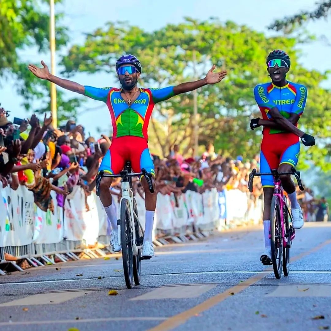 MeraKudus's tweet image. Thank you to my team and everyone who worked for this victory—your belief gave me the strength to climb higher.
To all my supporters at home and around the world, your love keeps me pushing every pedal with pride for Eritrea.
@BurgosBH #Eritrean #cyclinglife