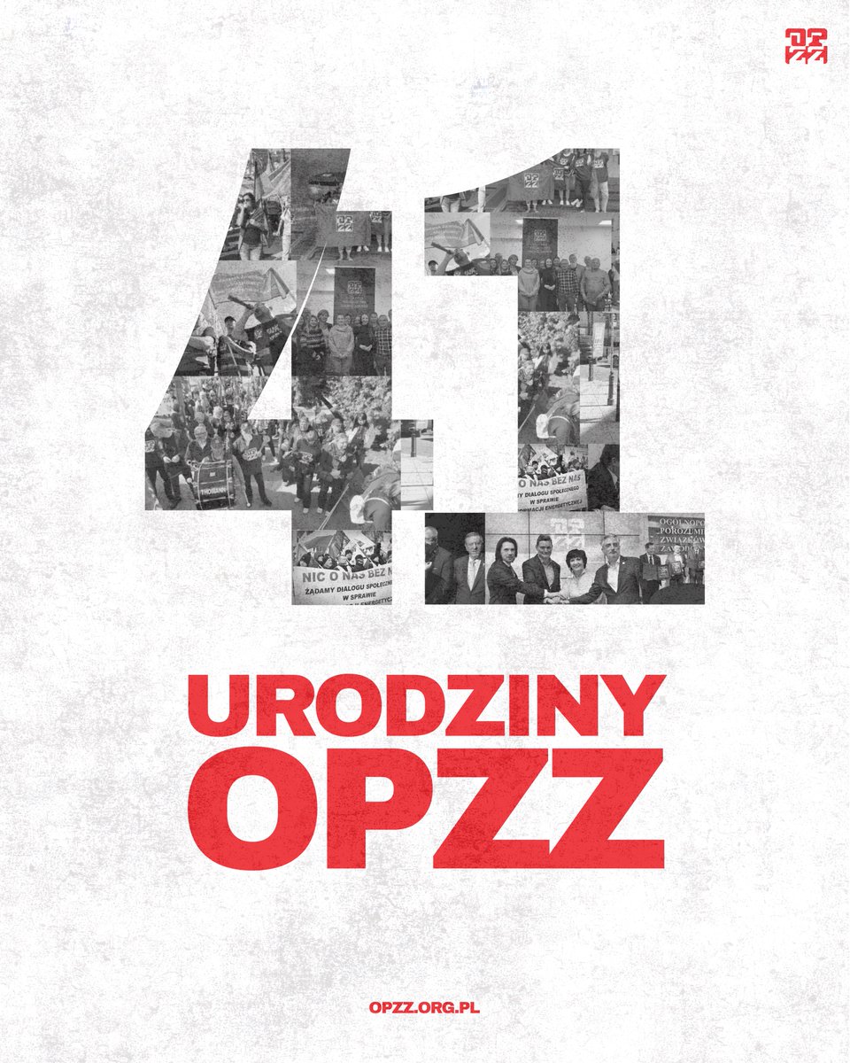 OPZZcentrala's tweet image. 📅 41 lat temu, 24 listopada 1984 roku, w Bytomiu powstało Ogólnopolskie Porozumienie Związków Zawodowych.

opzz.org.pl/aktualnosci/kr…
