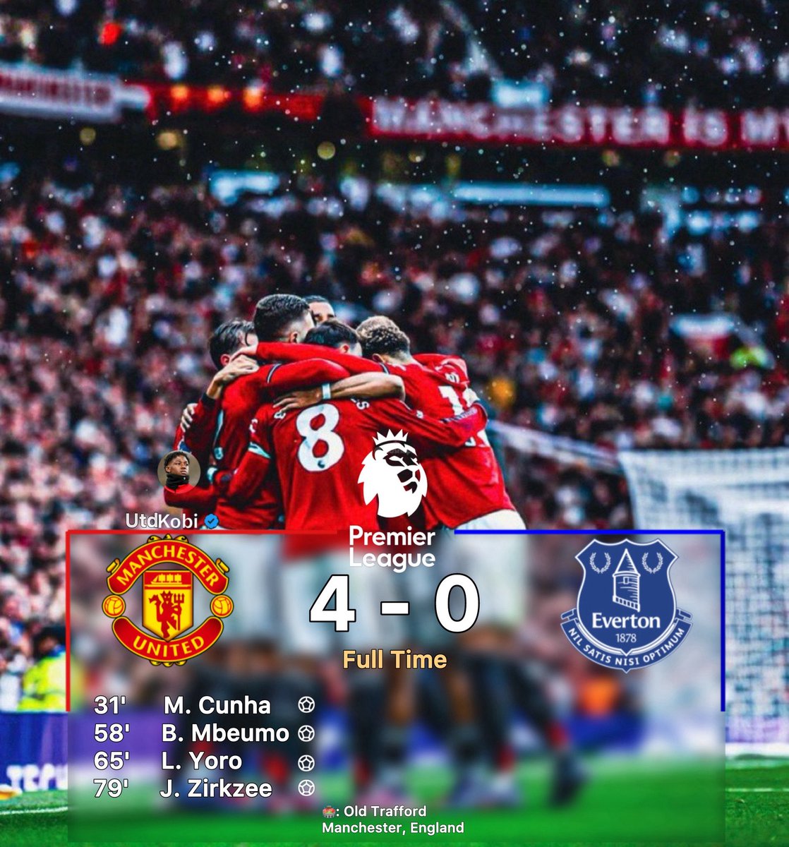 UtdKobi's tweet image. We go 4th tonight — this is where the title charge begins!