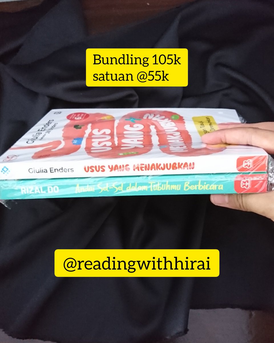 rkivee18's tweet image. 📚 WTS Buku Preloved Koleksi Pribadi

🚫 No Keep No Nego
⚠️ Bisa oren/Manual/SplitPay
⚠️ Harga belum adm oren
📤 Pengiriman dari Jawa Timur

Bisa langsung co disini sudah + adm cupi

🔗 id.shp.ee/o3ctWnX

DM untuk manual/SPLIT PAY

#wts #wtspreloved #wtsbuku