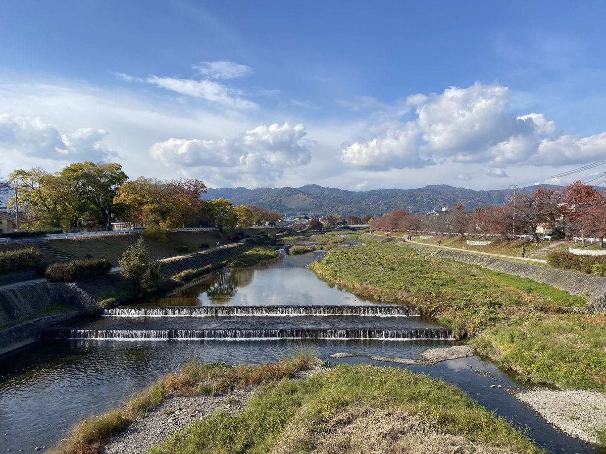 kamokamokai's tweet image. 今日の賀茂川。
2025年11月24日
#Kyoto #kyokamo #鴨川 #京都