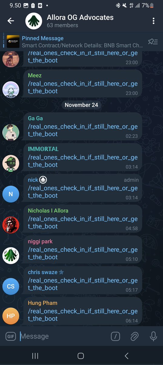 ChainlinkMongol's tweet image. /real_ones_check_in_if_still_here_or_get_the_boot

@AlloraNetwork $allo
