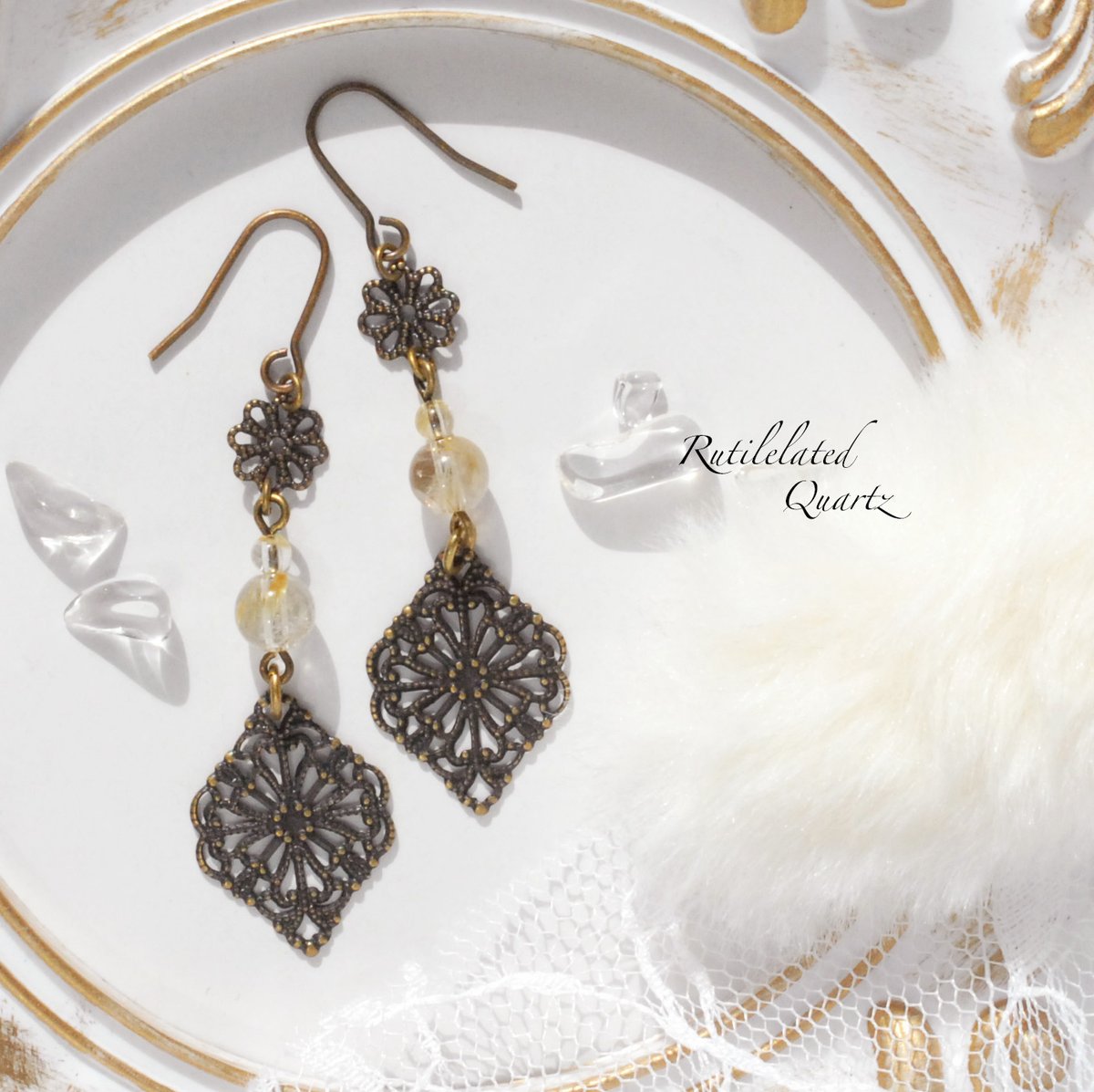 綺麗なミックスルチル！ピッカピカ！ジューンとくる！ ルチルクォーツ