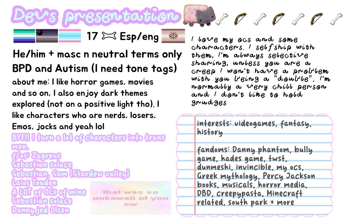 Devsdrawings's tweet image. hii I&apos;m Dev :b
I&apos;m 17 and I like horror media, cute things and Minecraft!
ur favorite dogboything!! 🐾
i draw...sometimes
I focus mainly on my interests 
NO DRAMA (¬`‸´¬)
#promotwt #toptwt #octwt