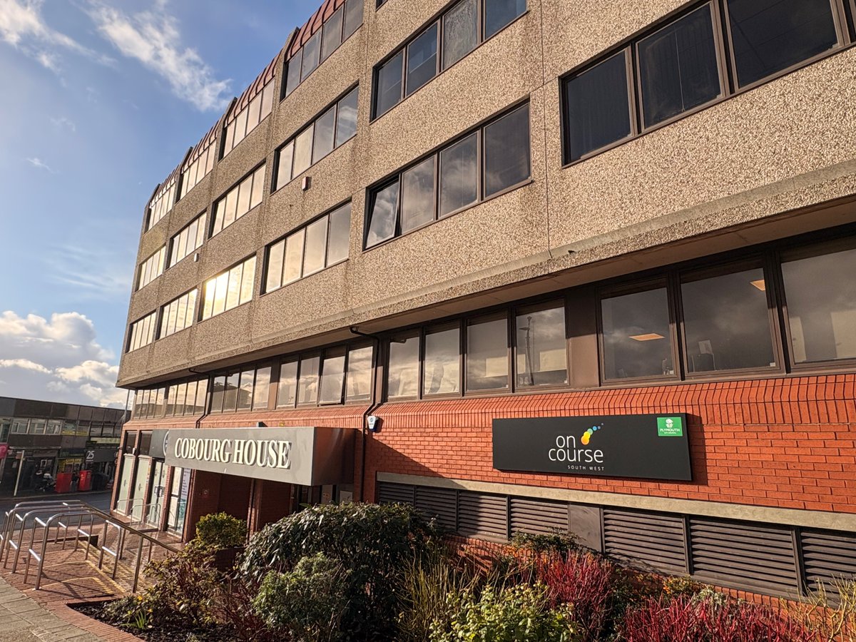 OnCourseSW's tweet image. Did you know we are open every weekday on the first floor of Cobourg House, Mayflower Street?  

Our opening hours are:
• Monday – Thursday, 9am - 5pm
• Fridays 9am – 4pm  

👉ow.ly/T9TE50UyGrA

#Plymouth #AdultLearning #YourFutureStartsHere #NewCourse