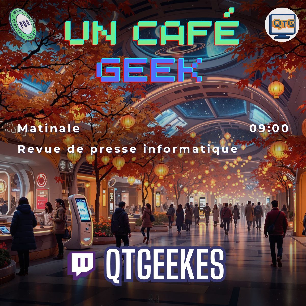 PogScience's tweet image. 🔴🅻🅸🆅🅴
👨💻  les Qu&apos;est-ce que tu GEEKes ? revoient les nouvelles informatiques dans la revue de presse du lundi.

➡ twitch.tv/qtgeekes

#twitch #vulgarisation #informatique