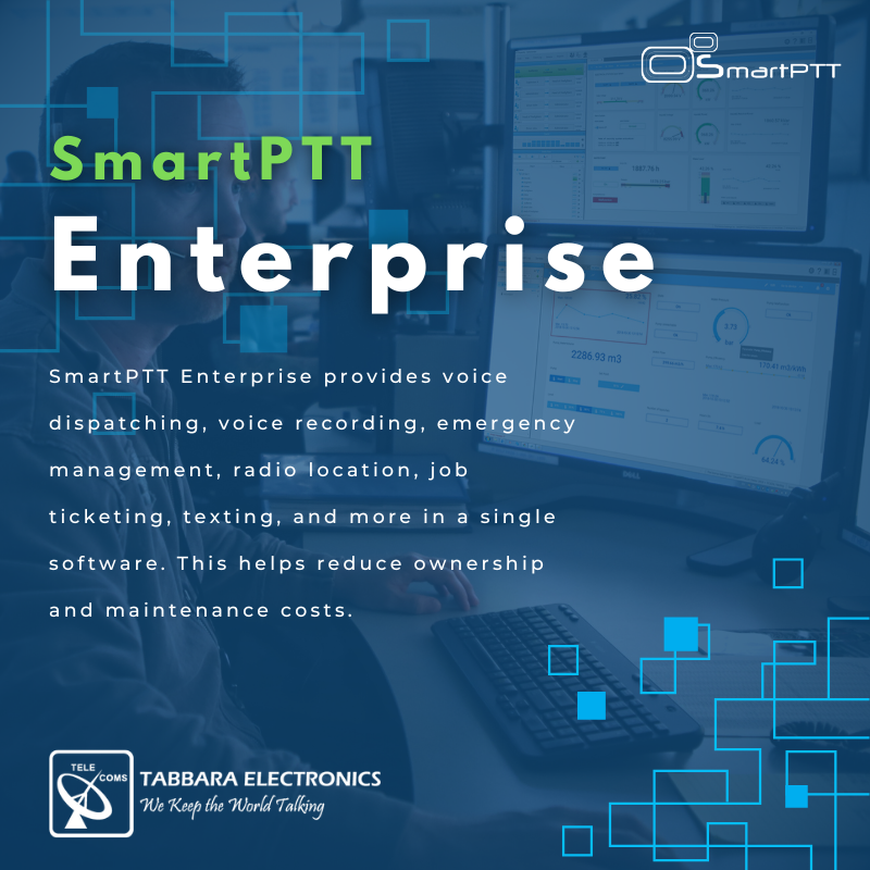 tabbarallc's tweet image. Streamline operations with SmartPTT Enterprise. Get all-in-one voice dispatch, recording, emergency management, and more. 

#TabbaraElectronics #smartptt #motorolasolutions #uae #dubai #uae #abudhabi #digitaltransformation
#ملتزمون_ياوطن
#نتصدر_المشهد