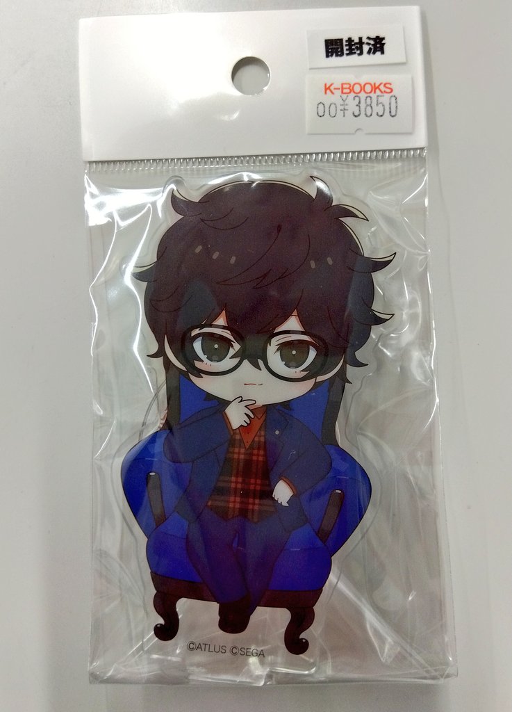 入荷情報】 ペルソナ エスクリコラボ アクリルスタンド P5主人公 入荷