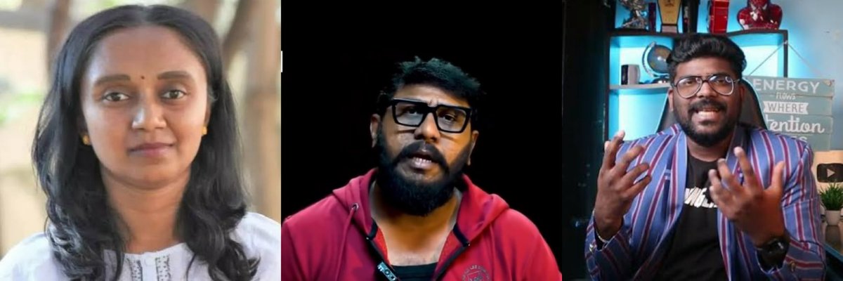 farzlicioustahe's tweet image. The 💩 of Telugu YouTube journalist space.

What’s common?

1) None of them live in Andhra 
2) All are convert 🐑
3) All are anti Hindu, changed names to passon as Hindus.
4) Hardcore Commies
5) They think they are intelanjuals and stop investments in Andhra.
6) They want to…