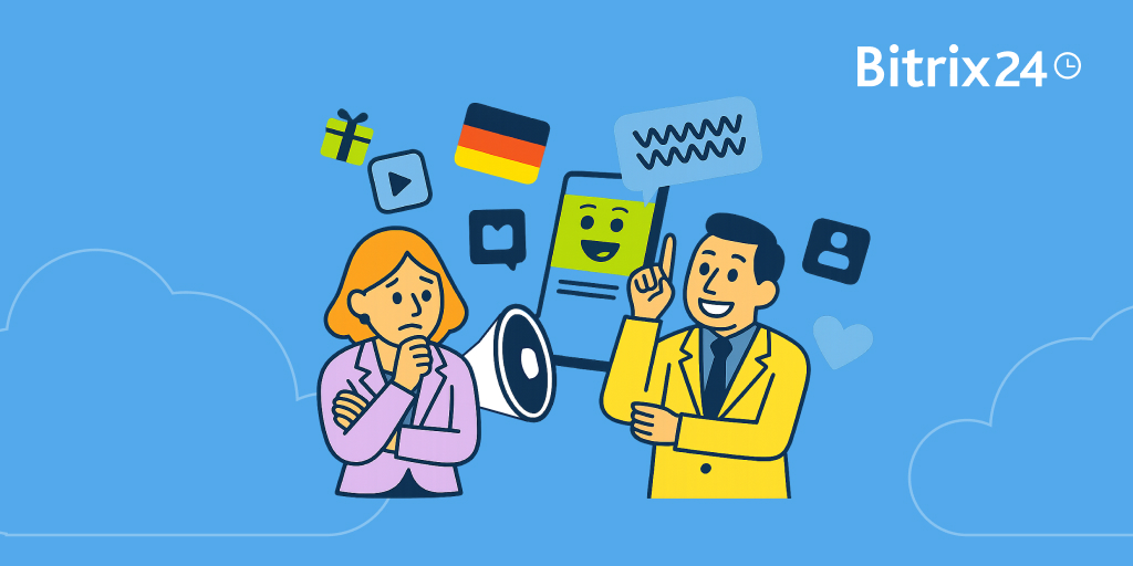 Bitrix24De's tweet image. Wie persönlich werden Kund:innen heute wirklich angesprochen – und was erwarten sie eigentlich von echter Personalisierung? 🤔

Genau das zeigt unsere neue #Bitrix24-Studie „Die Personalisierungslücke in Deutschland“.