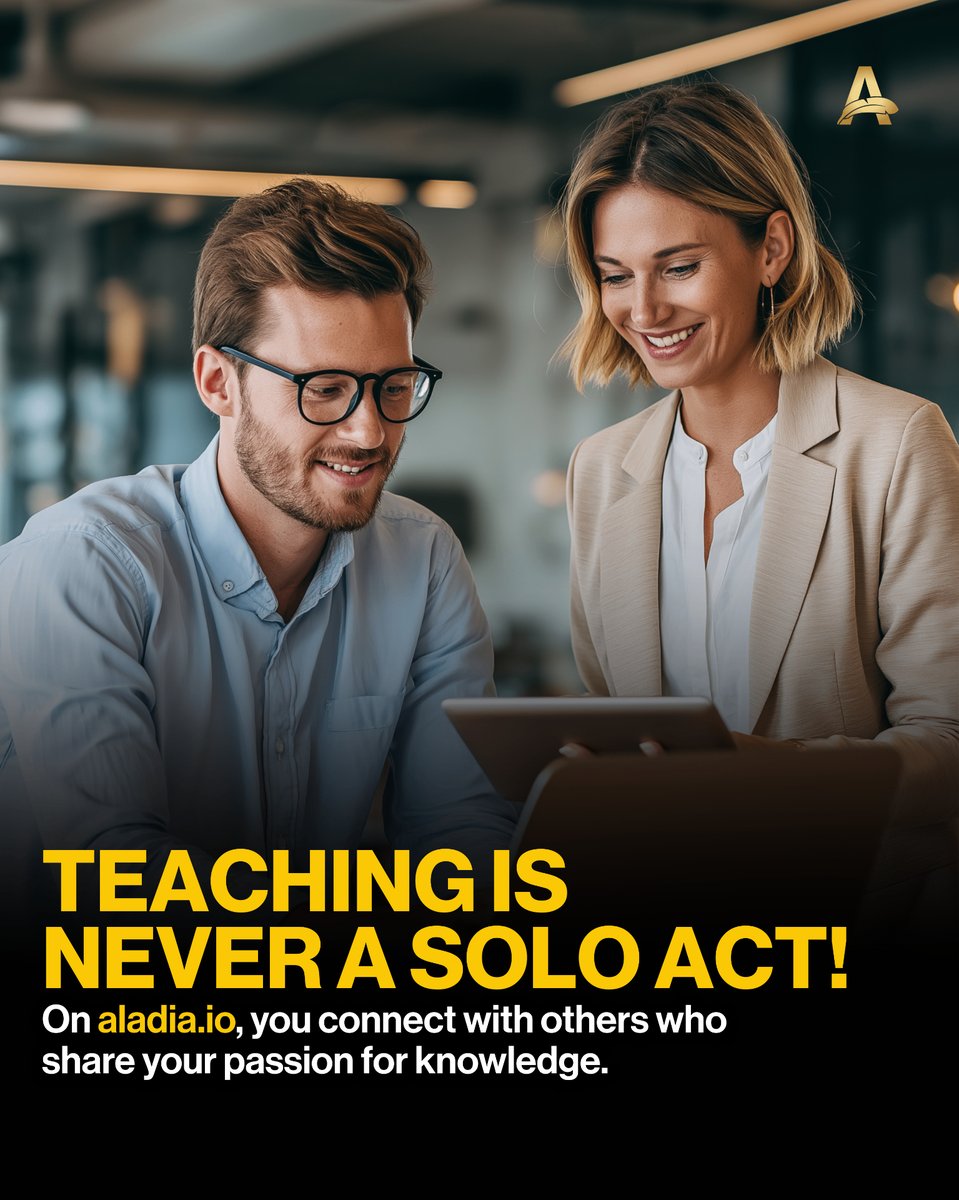 Aladiacorp's tweet image. Your field. Your passion. Your people.
Find learners who care about what you teach -
Only on Aladia.

Click Here To Join ALADIA:
aladia.io/join-today

📅 Book your 1:1 Onboarding call:
aladia.io/schedule-meeti…

#DigitalTeaching #CourseCreators #TeachOnline