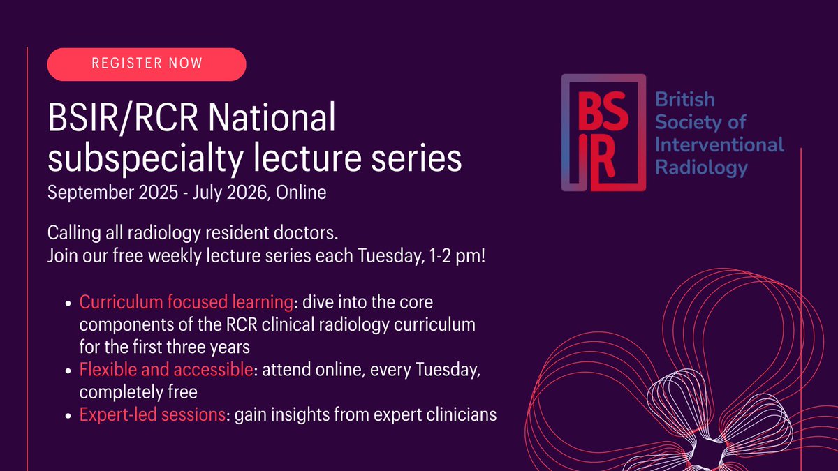 The British Society of Interventional Radiology tweet media