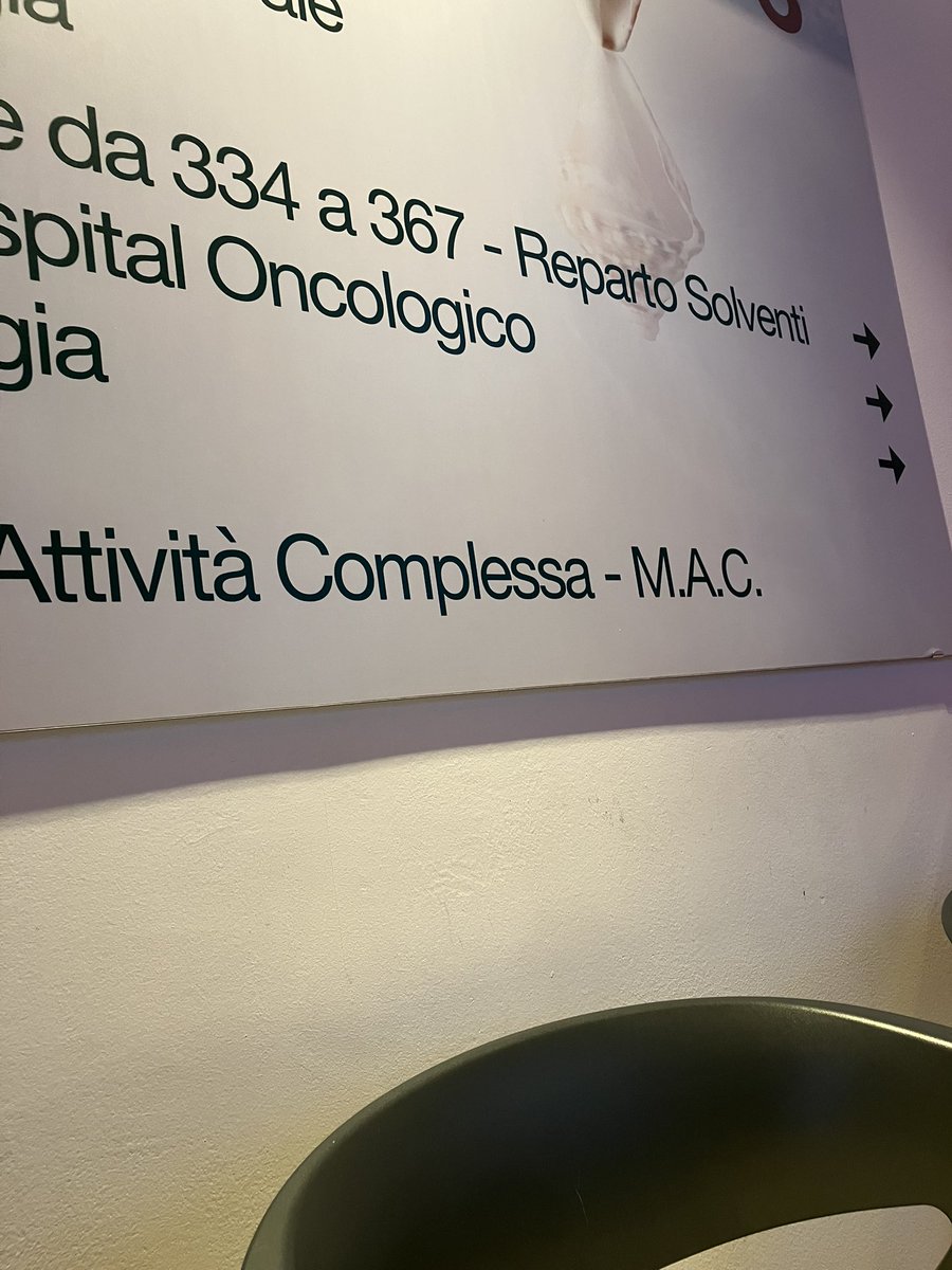 Dopo un mese esatto dall’ultima terapia sono di nuovo qui per gli esami di controllo. 💪🏻🤞🏻