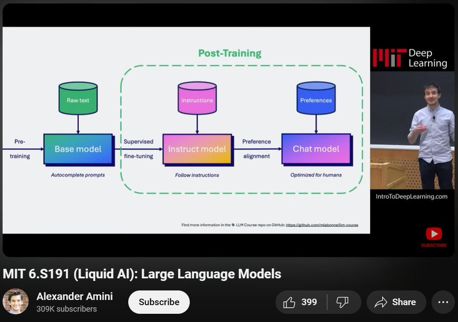 ericw_ai's tweet image. MIT literally packed 60 minutes with everything you need to know about LLMs