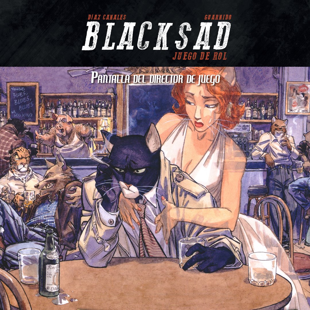 Nosolorol's tweet image. Tras los tres paneles de la pantalla de Dj de #Blacksad, el #JuegoDeRol basado en el #Cómic de Díaz Canales y Guarnido podrás crear tus partidas en el universo #noir de la obra. 

🎲 nosolorol.com/es/blacksad/40…

#Rol #MuchoRol #JuegosDeRol #TeFaltaRol #JuegosDeMisterios