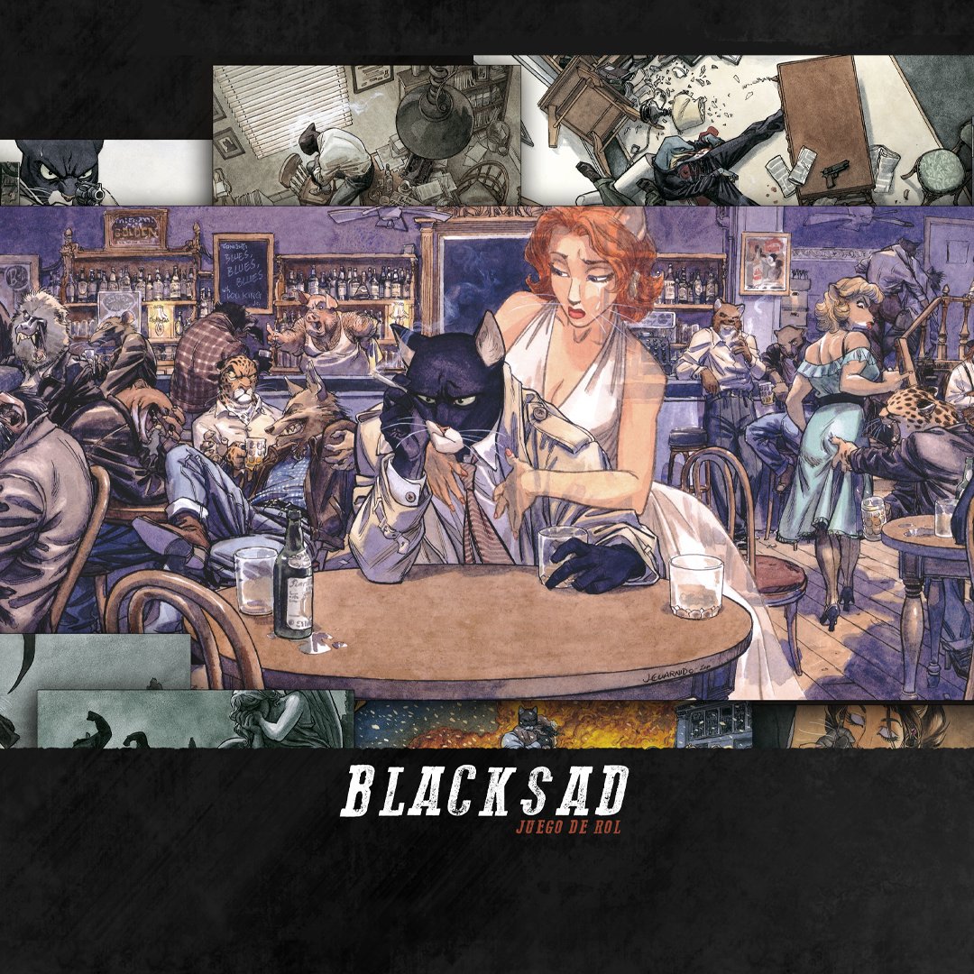 Nosolorol's tweet image. Tras los tres paneles de la pantalla de Dj de #Blacksad, el #JuegoDeRol basado en el #Cómic de Díaz Canales y Guarnido podrás crear tus partidas en el universo #noir de la obra. 

🎲 nosolorol.com/es/blacksad/40…

#Rol #MuchoRol #JuegosDeRol #TeFaltaRol #JuegosDeMisterios
