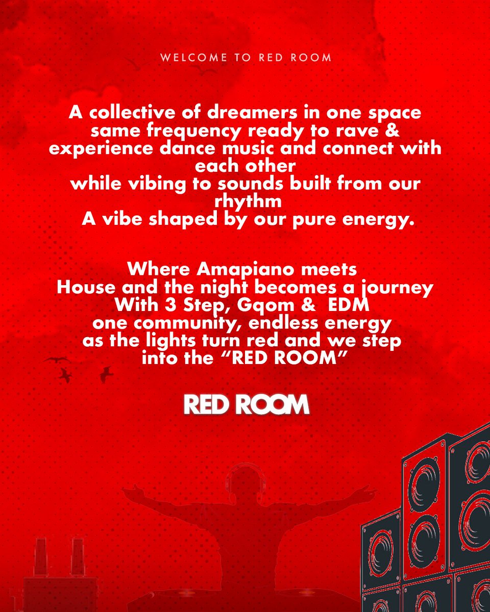 RED ROOM 🔴

#Rave #Exprience #Dance #Music #RedRoom