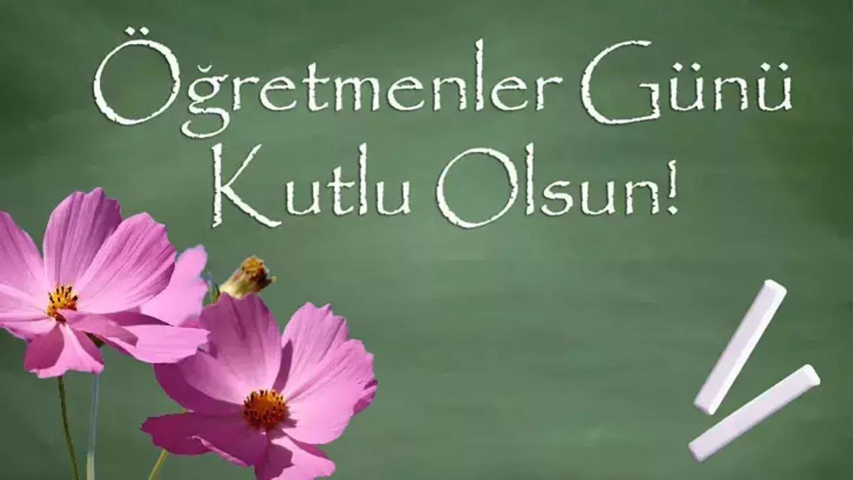 24 Kasım Öğretmenler Günü’nü en içten dileklerimizle kutlarız.
